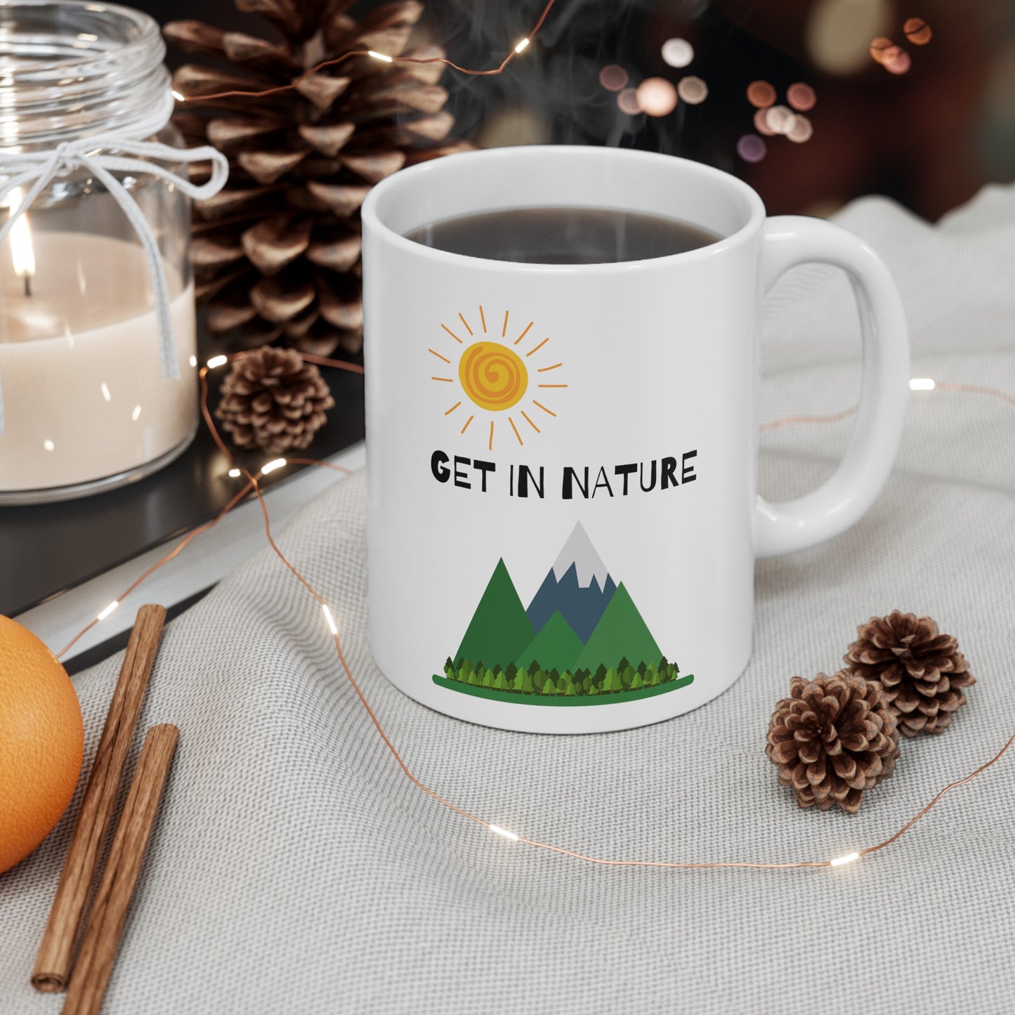 Get In Nature Ceramic Mug, (11oz)