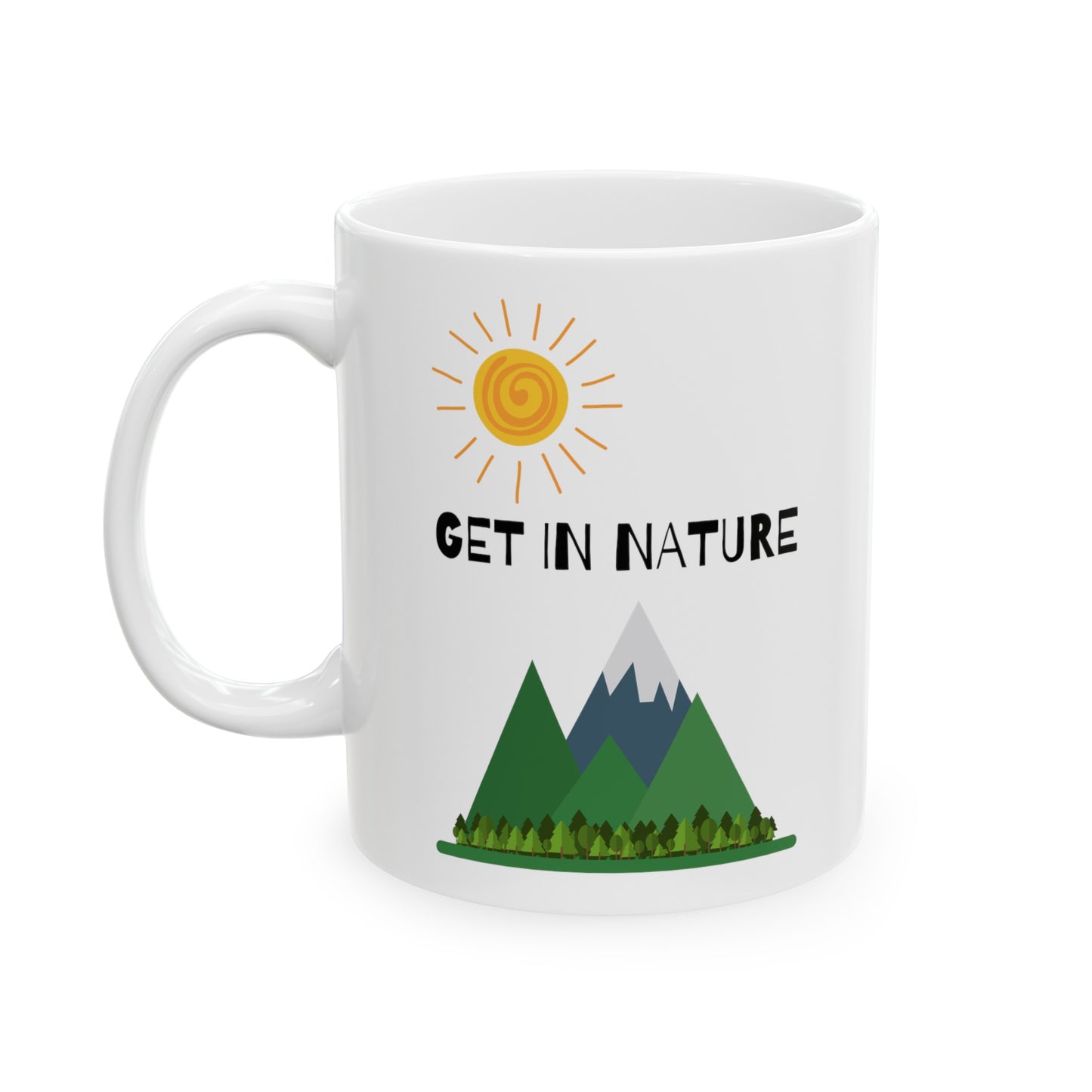 Get In Nature Ceramic Mug, (11oz)