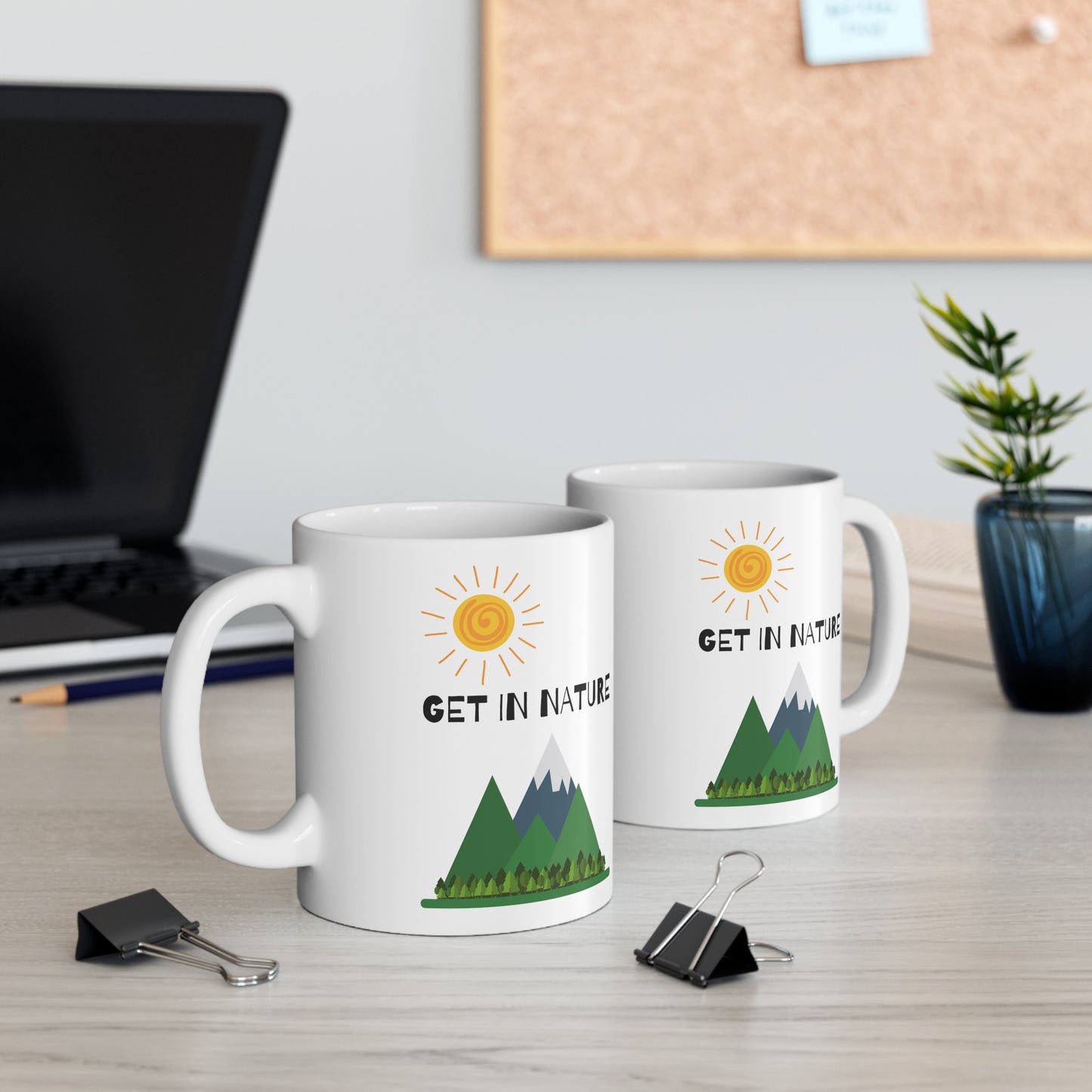 Get In Nature Ceramic Mug, (11oz)