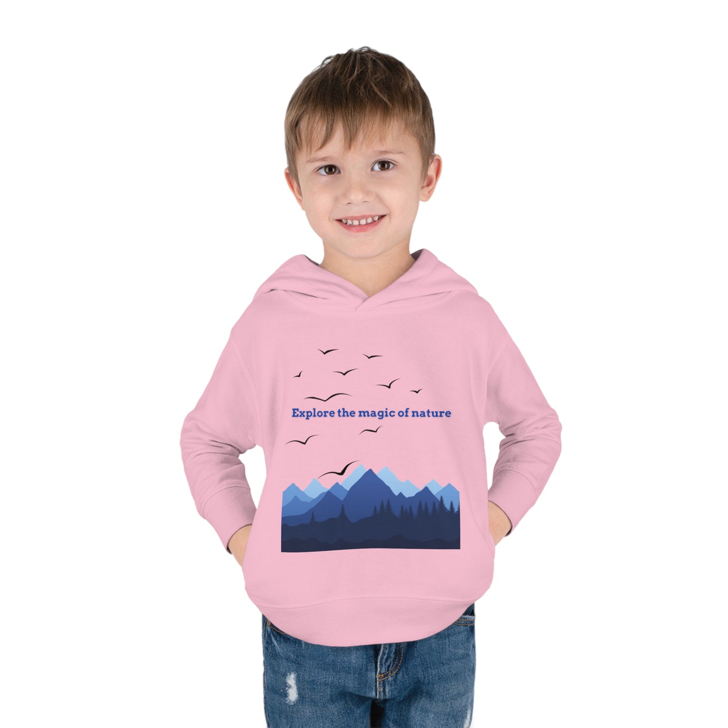 Explore Nature Toddler Pullover Fleece Hoodie