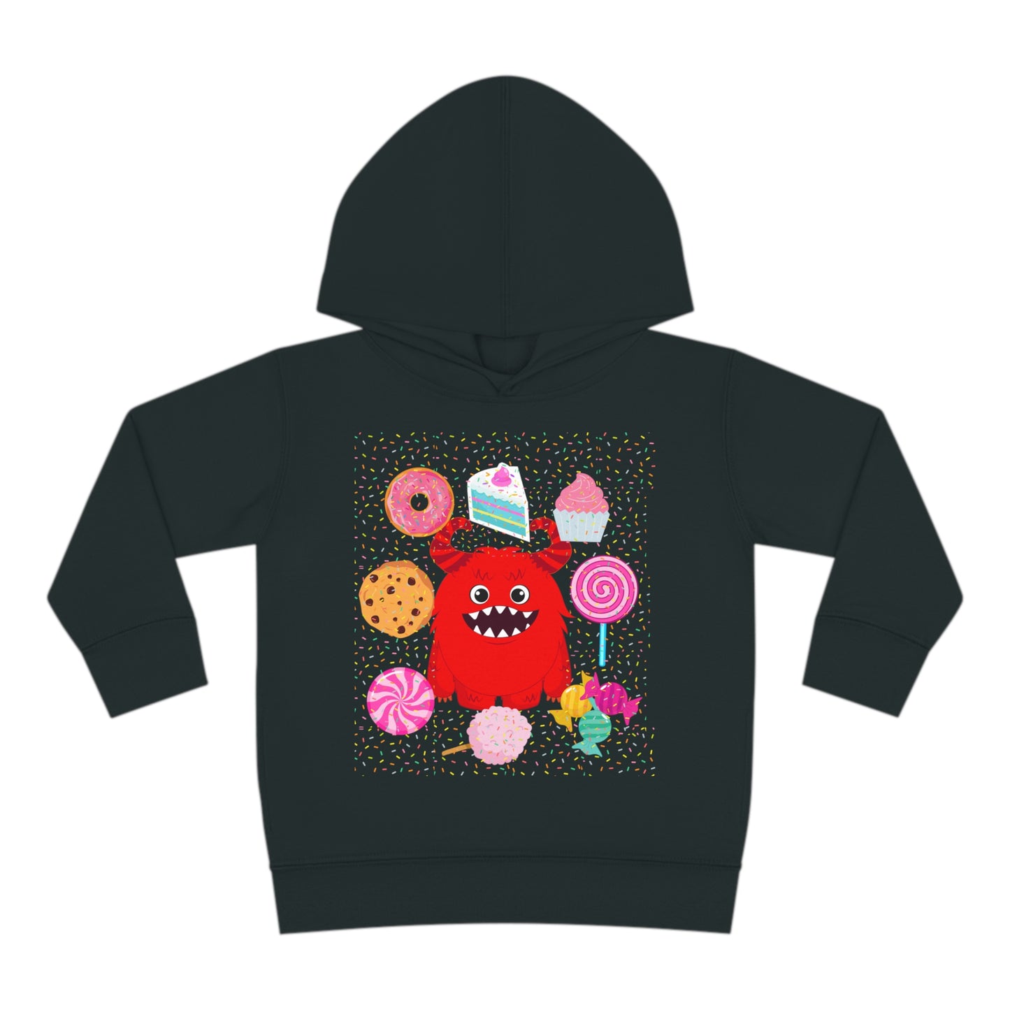 Candy Monster Toddler Pullover Fleece Hoodie