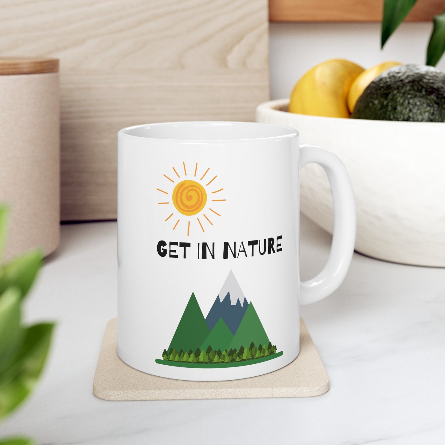 Get In Nature Ceramic Mug, (11oz)