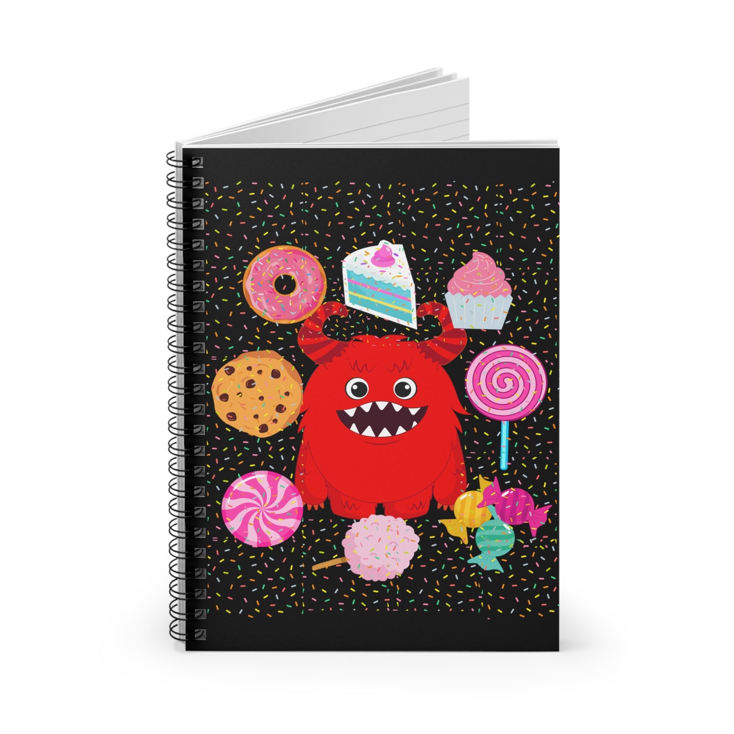 Candy Monster Spiral Notebook/Journal