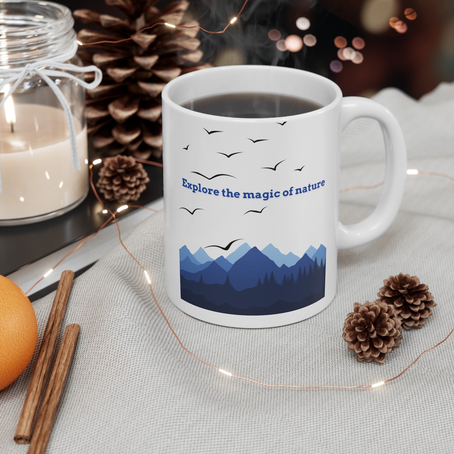 Explore Nature Ceramic Mug, (11oz, 15oz)