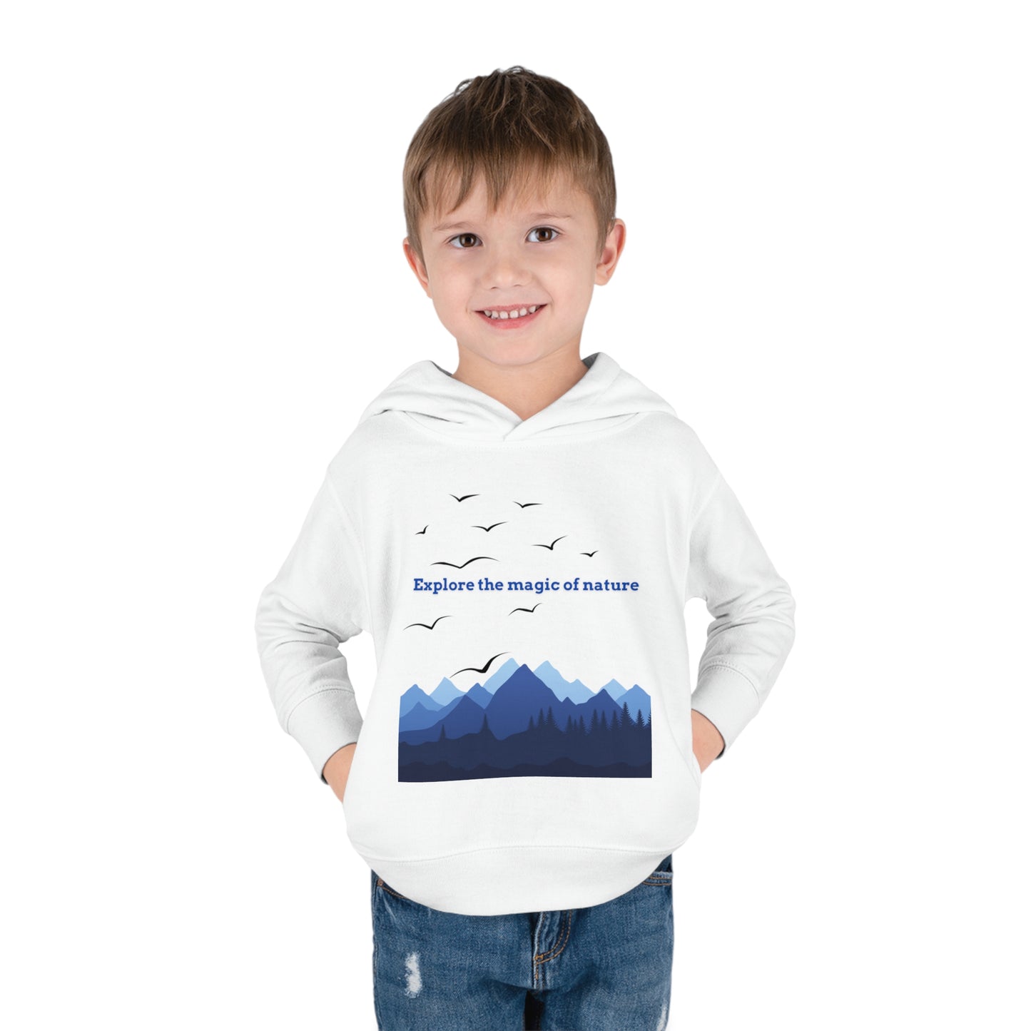 Explore Nature Toddler Pullover Fleece Hoodie