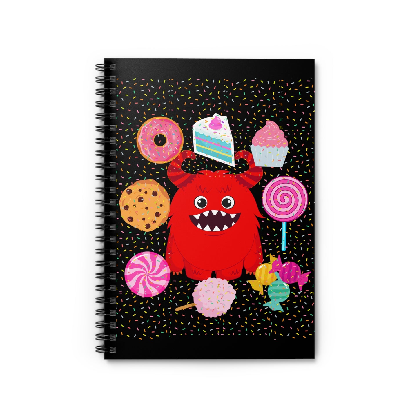 Candy Monster Spiral Notebook/Journal