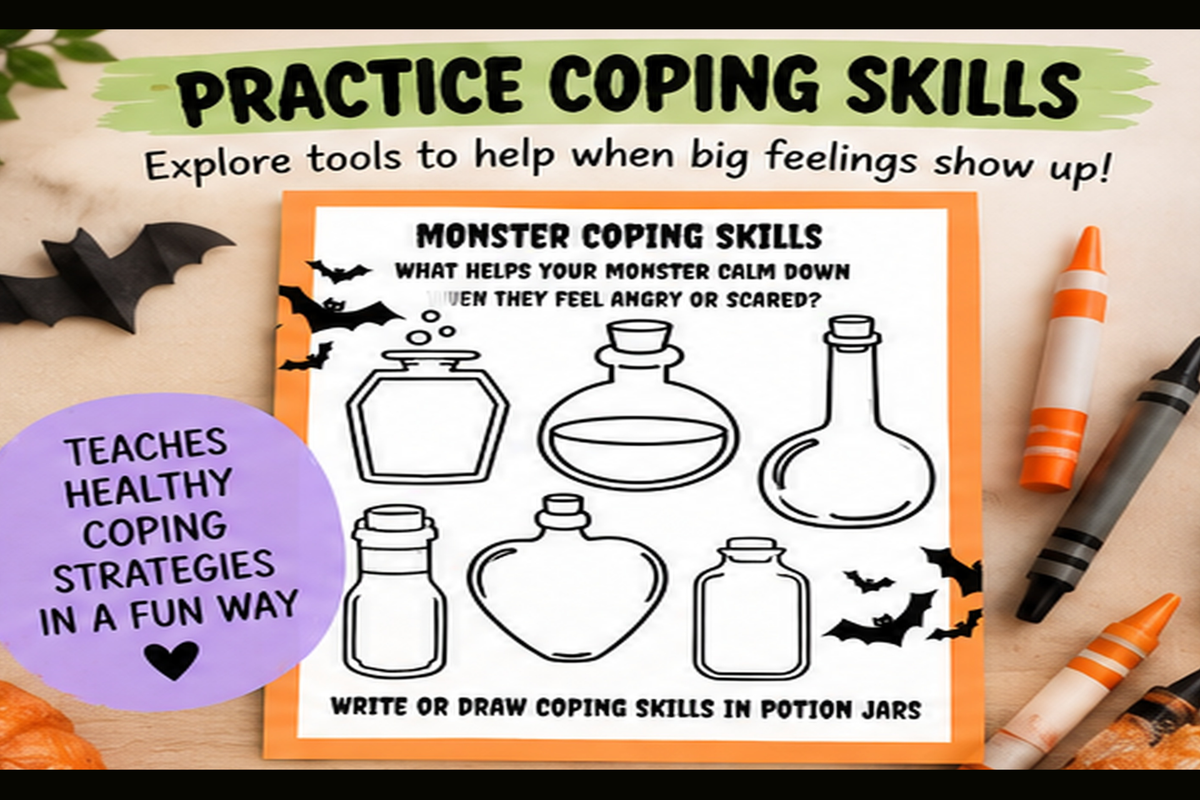 Halloween Emotions Worksheets – Digital Download
