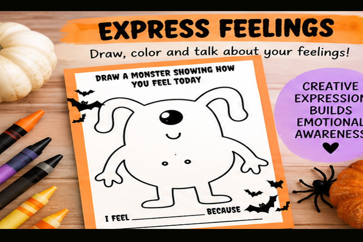 Halloween Emotions Worksheets – Digital Download