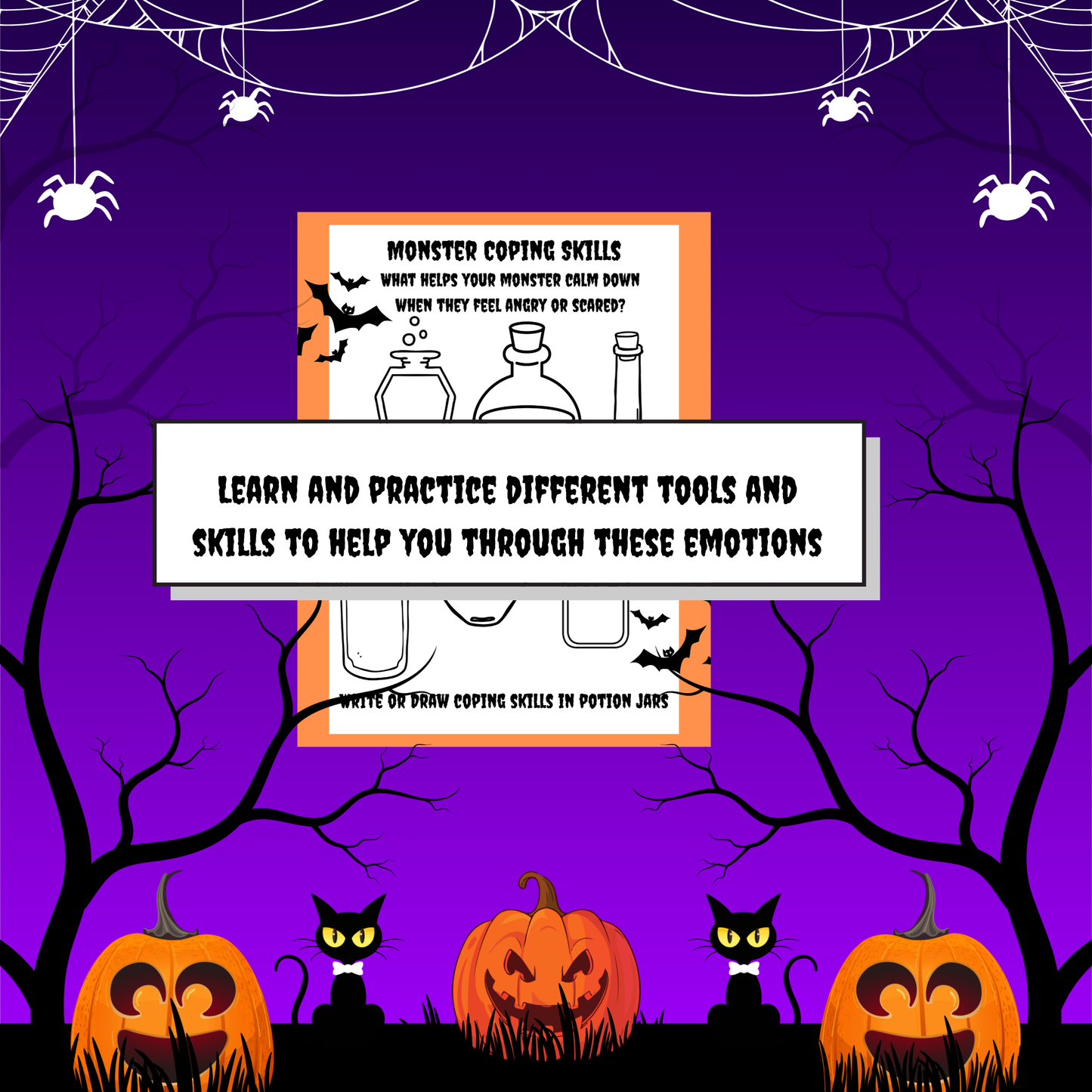 Halloween Emotions Worksheets – Digital Download