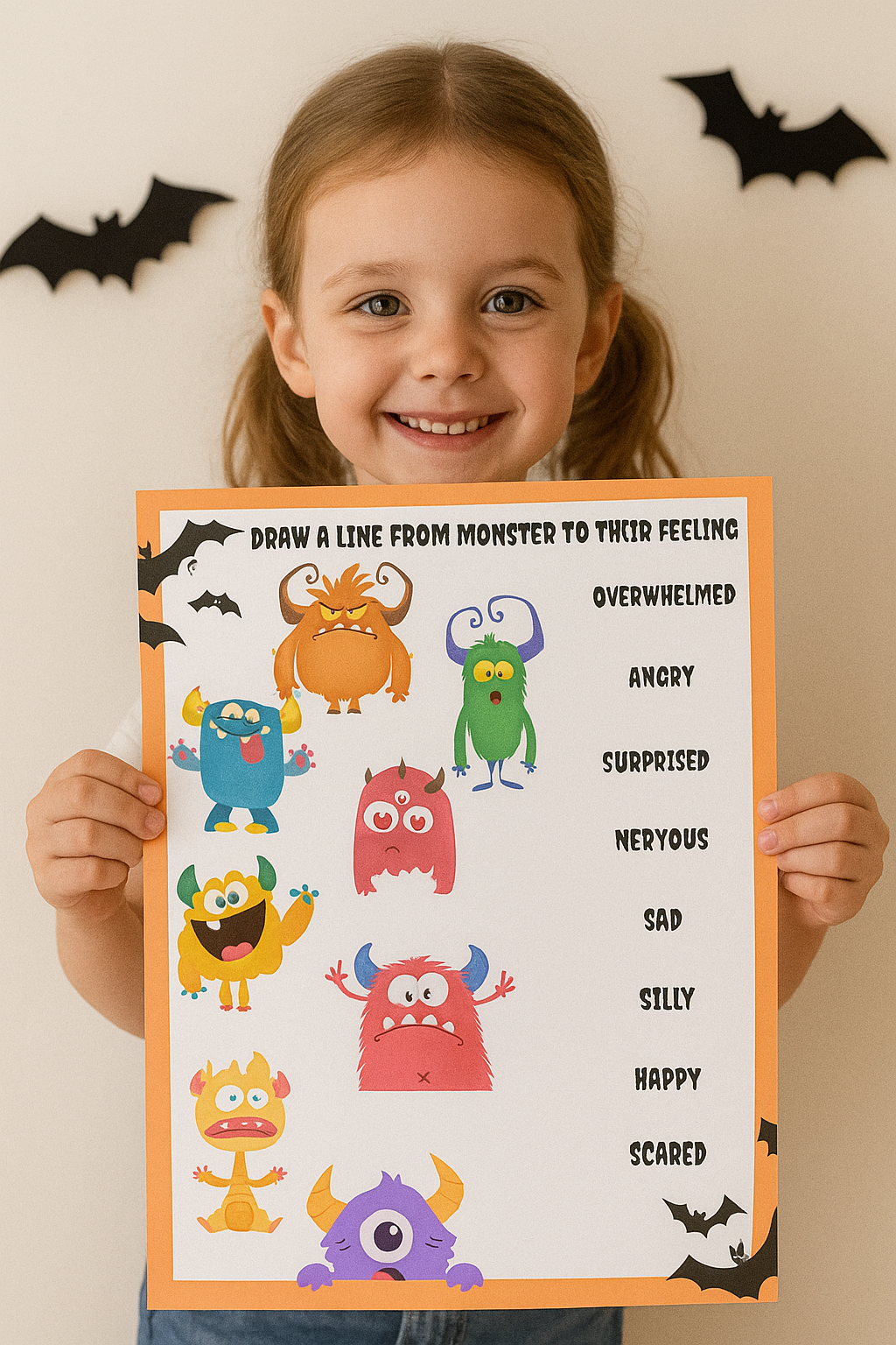 Halloween Emotions Worksheets – Digital Download